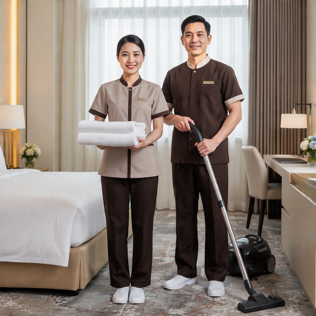 Đồng Phục Khách Sạn 3 Nguyên Tắc Phối Màu Đồng Phục Khách Sạn Sang Trọng