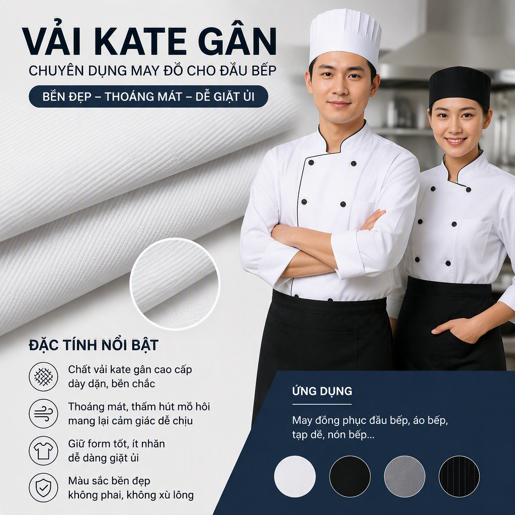 Vải Kate Gân / Kate Hàn Quốc