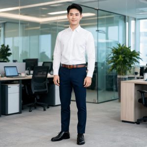 Mẫu Đồng Phục Sơ Mi Dài Tay Công Sở