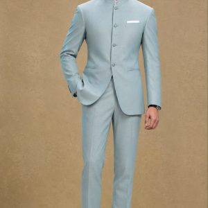 Mẫu Vest Cổ Tàu Màu Xanh Ngọc - Quản Lý Cấp Cao