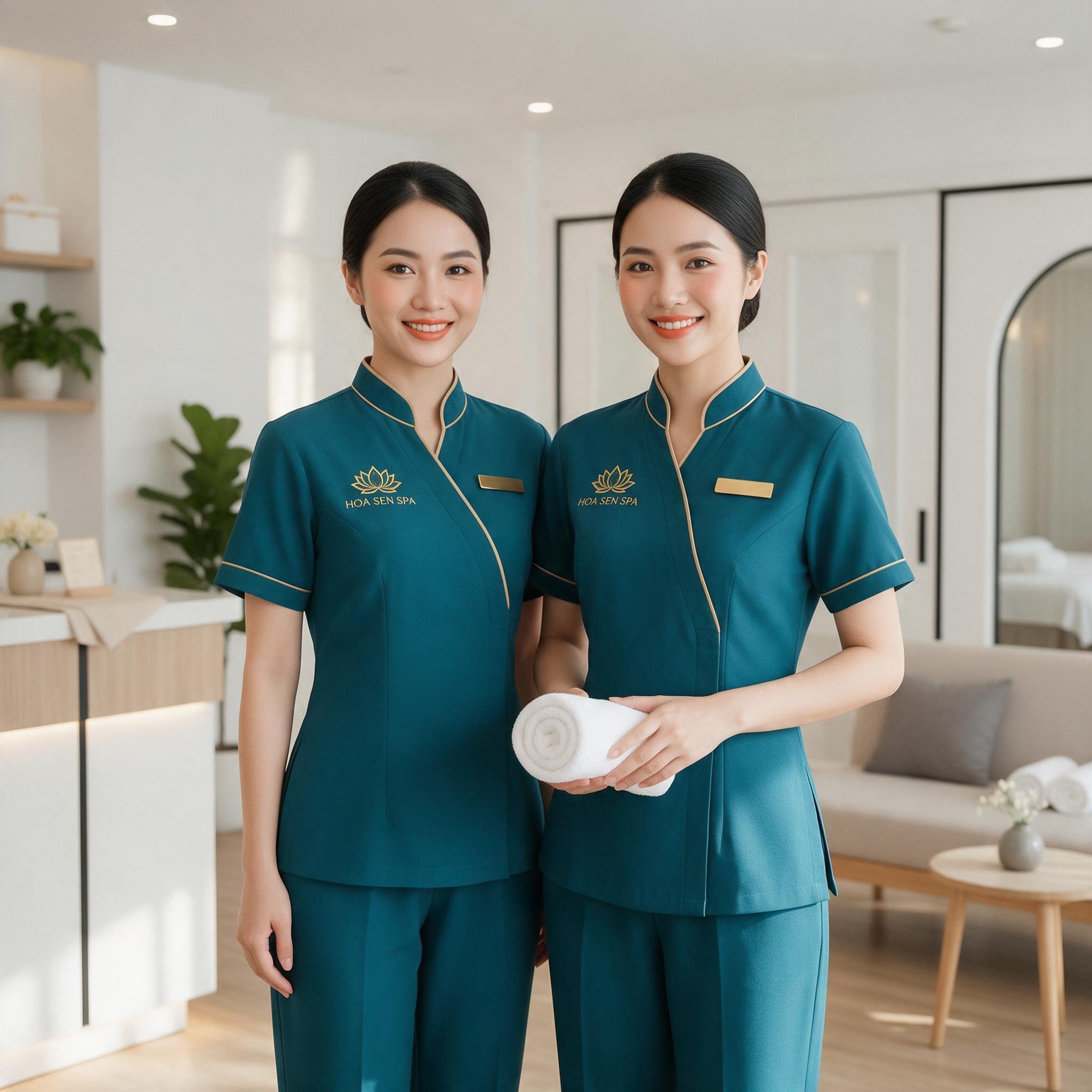 Đồng Phục Spa - Thẩm Mỹ Viện